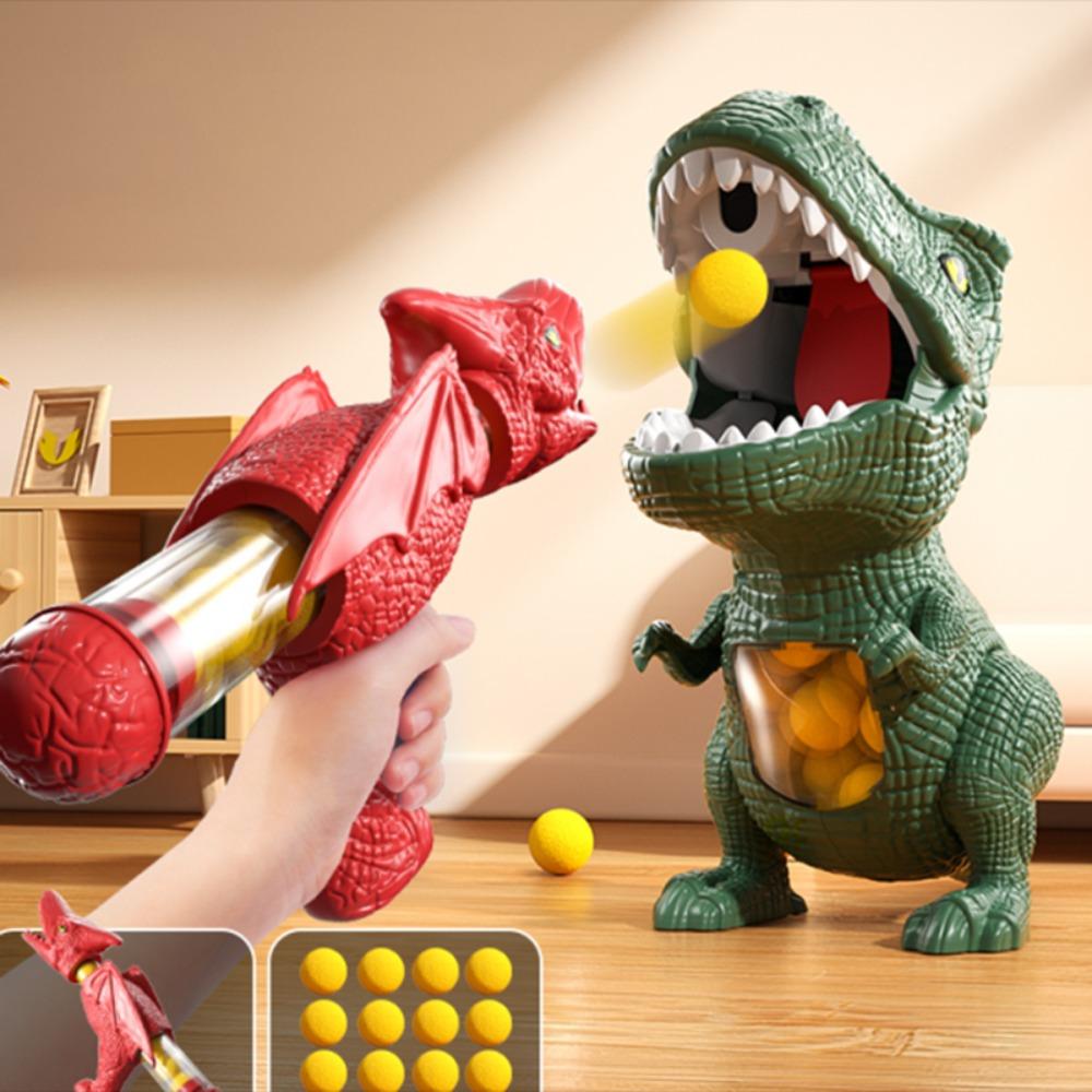 Competition Feature Tyrannosaurus Rex Toy Pneumatic Mechanism Pneumatic Soft Ball Children Play 1Pcs 12balls
Competition Feature Tyrannosaurus Rex Toy Pneumatic Mechanism Pneumatic Soft Ball Children Play 1Pcs 12balls