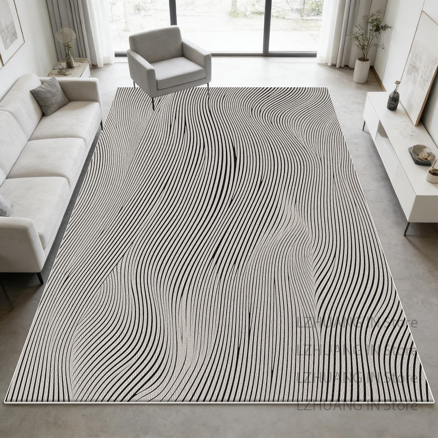 Modern Abstract Line Style Non-slip Fluffy Carpet Easy Clean Short Velvet Living Room Rug Decoration Bedside Foldable Floor Mats 40cm x 60cm
Modern Abstract Line Style Non-slip Fluffy Carpet Easy Clean Short Velvet Living Room Rug Decoration Bedside Foldable Floor Mats 40cm x 60cm