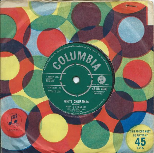 7inch Record NINA FREDERIK White Christmas 45DB4936 Columbia 1962 UK Pop Used
7inch Record NINA FREDERIK White Christmas 45DB4936 Columbia 1962 UK Pop Used