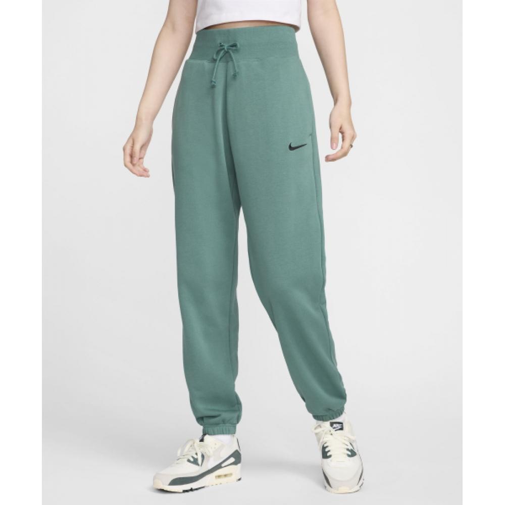 NIKE Sportswear Большие спортивные штаны из флиса Феникс с завышенной талией, цвет: черный прибрежный, FZ7204 361
NIKE Sportswear Большие спортивные штаны из флиса Феникс с завышенной талией, цвет: черный прибрежный, FZ7204 361