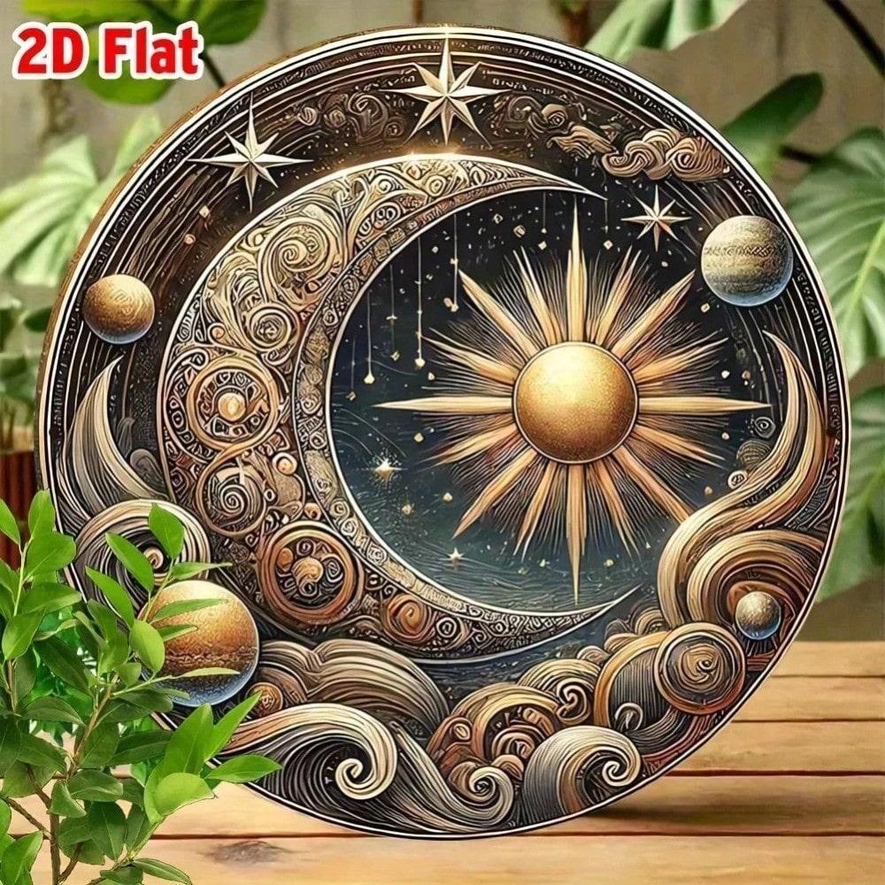 Vintage Mystical Moon Sun Wall Art Decor, 2D Flat Aluminum Round Intricate Floral Relief Stars Planets 20x20 разноцветный
Vintage Mystical Moon Sun Wall Art Decor, 2D Flat Aluminum Round Intricate Floral Relief Stars Planets 20x20 разноцветный