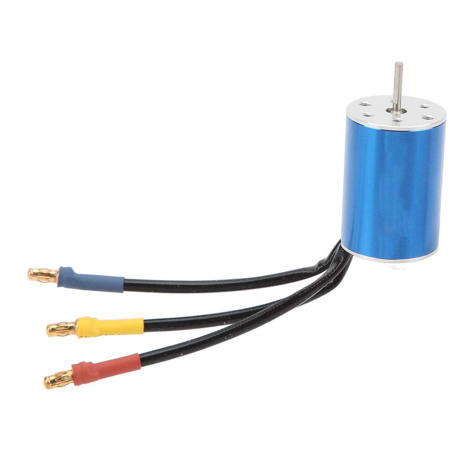 4500KV Brushless Motor 4 Pole Strong Torsion Stable Output Motor for Traxxas 1/16 1/18 RC Car Dark Blue
4500KV Brushless Motor 4 Pole Strong Torsion Stable Output Motor for Traxxas 1/16 1/18 RC Car Dark Blue