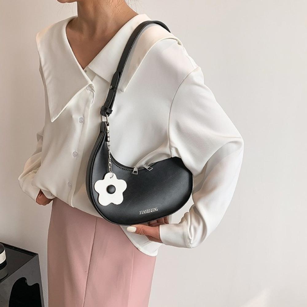 Flower Pendant Flower Shoulder Bag Dumpling Shape Women Underarm Bag Half-moon Bag Ladies/Girls зелений
Flower Pendant Flower Shoulder Bag Dumpling Shape Women Underarm Bag Half-moon Bag Ladies/Girls зелений