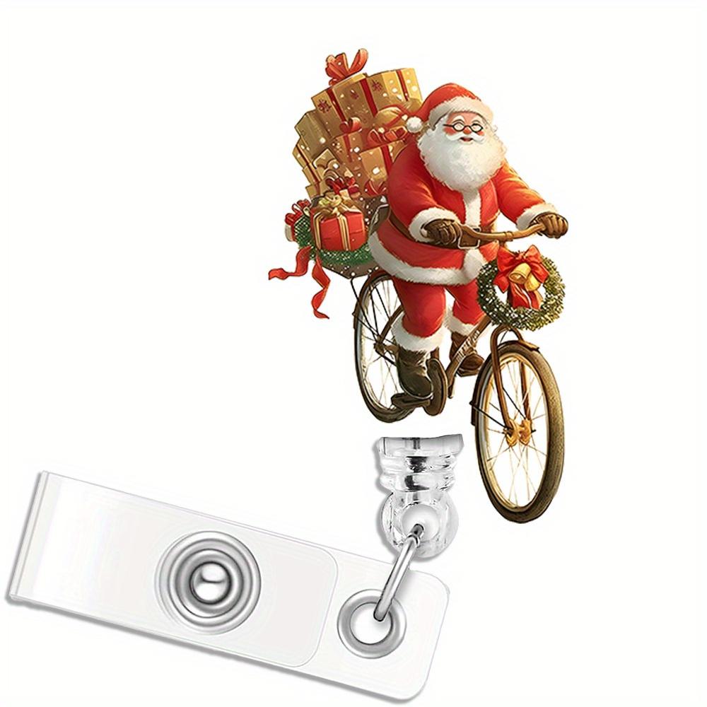 Santa Claus retractable badge clip for nurses, students, and doctors. Ideal for work identification.
Santa Claus retractable badge clip for nurses, students, and doctors. Ideal for work identification.