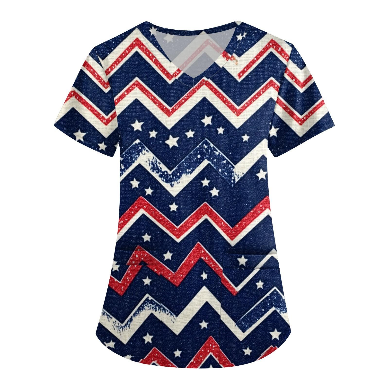 Women s Fashion V-neck Short-sleeved Work Dress With Pockets Independence Day Printed Top Carer Suit L Темно-синій
Women s Fashion V-neck Short-sleeved Work Dress With Pockets Independence Day Printed Top Carer Suit L Темно-синій