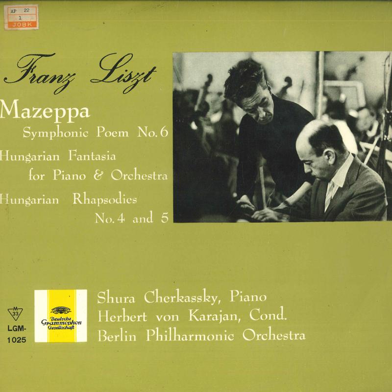 LP Record SHURA CHERKASSKY, HERBERT VON KARAJ - Liszt: Mazeppa / Hungarian Rhapsody LGM1025 DEUTSCHE GRAMMO Japan Classical Used
LP Record SHURA CHERKASSKY, HERBERT VON KARAJ - Liszt: Mazeppa / Hungarian Rhapsody LGM1025 DEUTSCHE GRAMMO Japan Classical Used