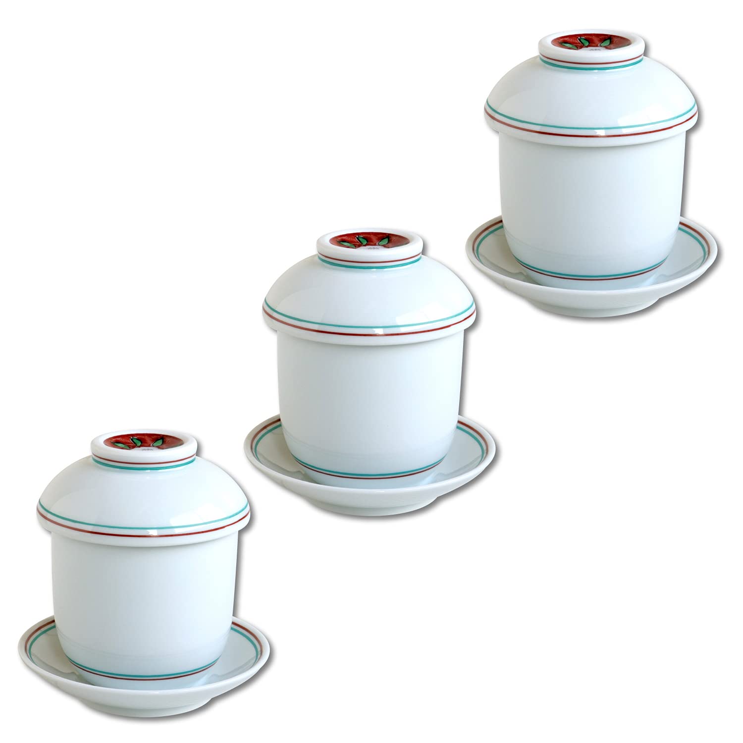 Chawanmushi Utensil Chawanmushi Utensil Set of 3 Tableware Arita Ware Nishiki Hanai Green Ryokusai Steam Bowl with Saucer
Chawanmushi Utensil Chawanmushi Utensil Set of 3 Tableware Arita Ware Nishiki Hanai Green Ryokusai Steam Bowl with Saucer
