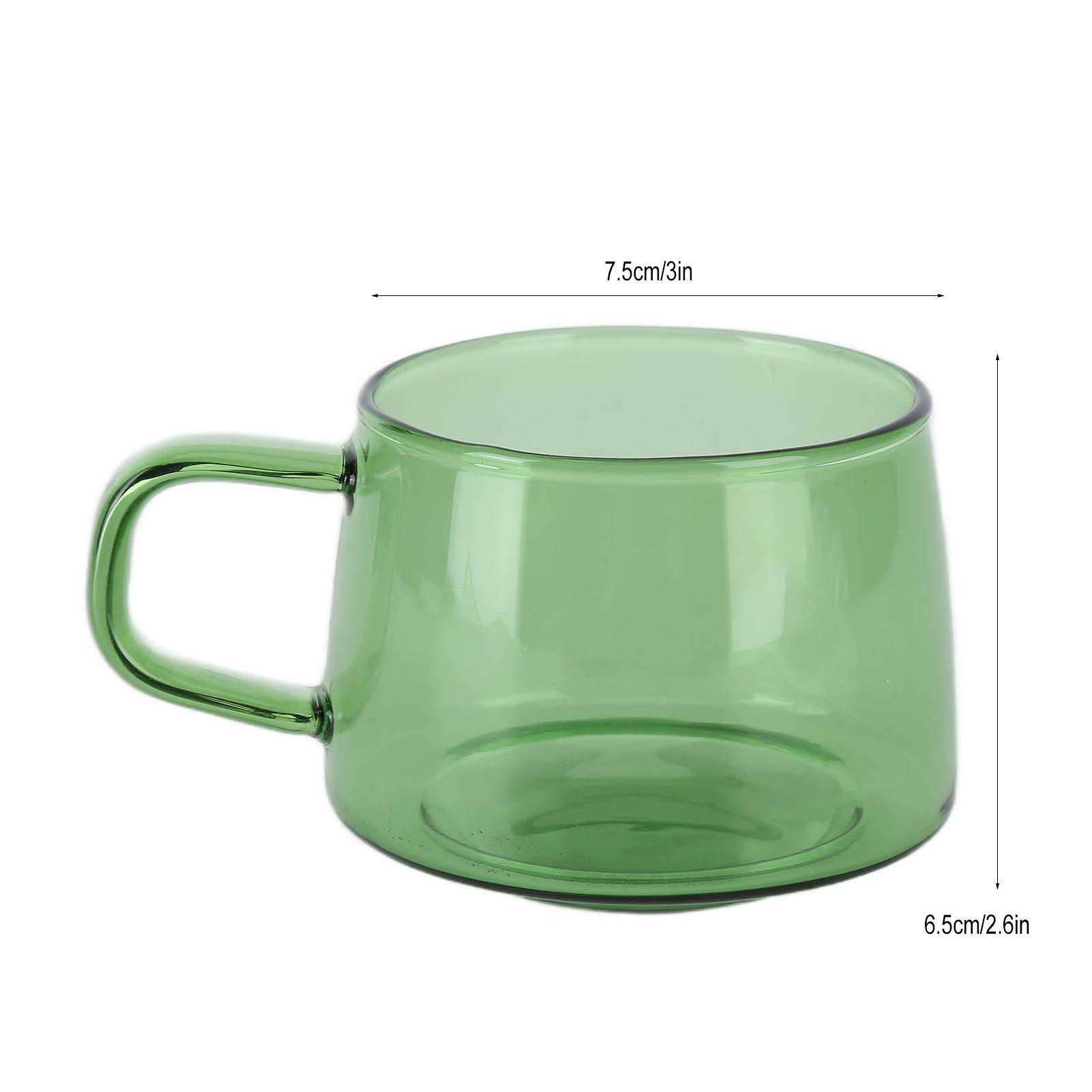 250 мл прозрачная кофейная кружка из боросиликатного стекла для чая, воды, молока, кружка с ручкой для домашнего кафе, ресторана зелёный
250 мл прозрачная кофейная кружка из боросиликатного стекла для чая, воды, молока, кружка с ручкой для домашнего кафе, ресторана зелёный