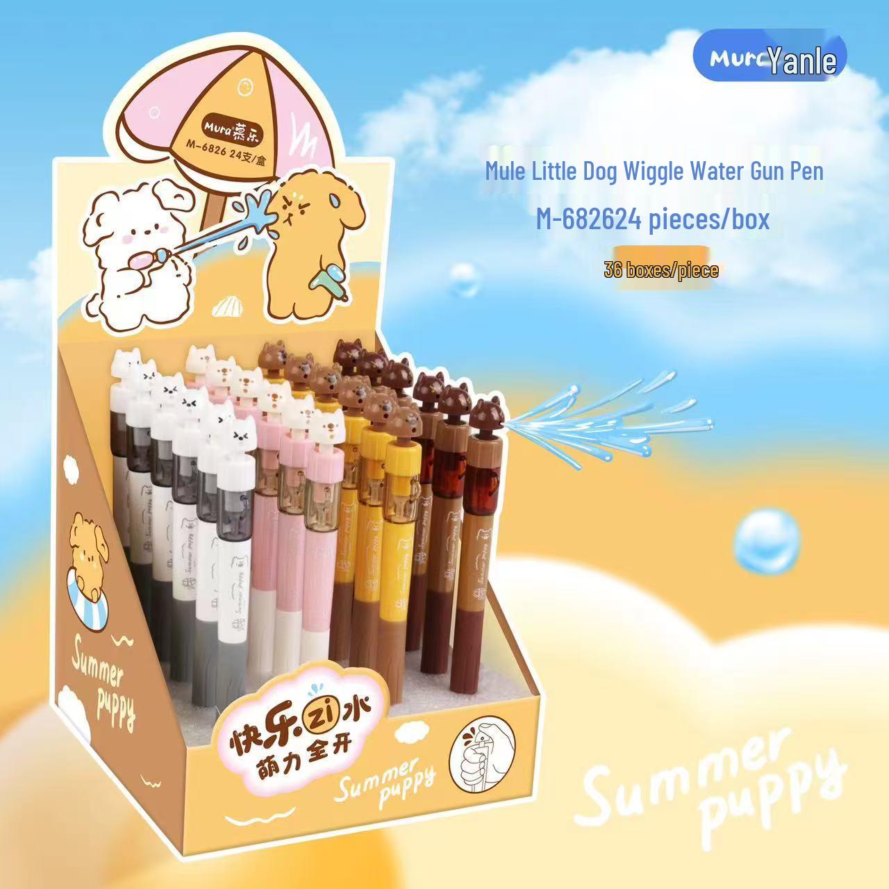 Mule ML-6826 Puppy Twist Prank Squirt Pen - Creative and Funny Water Gun Pen 0.5mm Tip
Mule ML-6826 Puppy Twist Prank Squirt Pen - Creative and Funny Water Gun Pen 0.5mm Tip