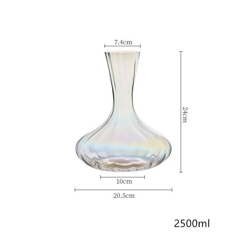 2500ml Large Capacity Decanter Nordic Style Home Decor Wineware Stripe Rainbow Crystal Wine Decanter Sober Container Bottle Pot
2500ml Large Capacity Decanter Nordic Style Home Decor Wineware Stripe Rainbow Crystal Wine Decanter Sober Container Bottle Pot