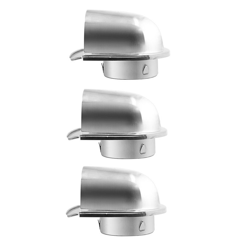ABUL-3Pcs 6Inch 150Mm Waterproof Stainless Steel Vent Vent Hood Anti-Corrosion Exhaust Extractor For Wall Air Outlet Cover,A
ABUL-3Pcs 6Inch 150Mm Waterproof Stainless Steel Vent Vent Hood Anti-Corrosion Exhaust Extractor For Wall Air Outlet Cover,A