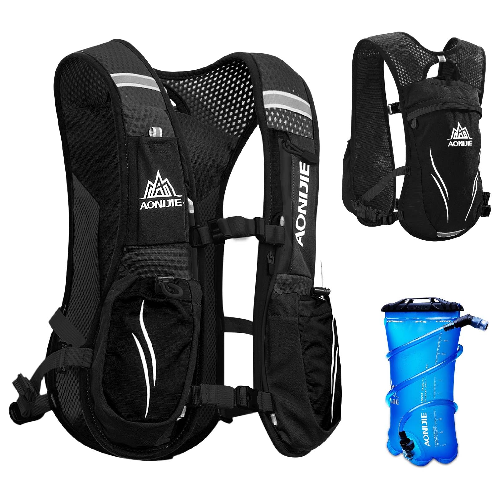 YAPJEB Running Backpack Bag Hydration Bag Marathon Cycling Backpack Bicycle Trail Climbing Jogging Outdoor Black 2L Water Bag (01 - Included) чёрный
YAPJEB Running Backpack Bag Hydration Bag Marathon Cycling Backpack Bicycle Trail Climbing Jogging Outdoor Black 2L Water Bag (01 - Included) чёрный