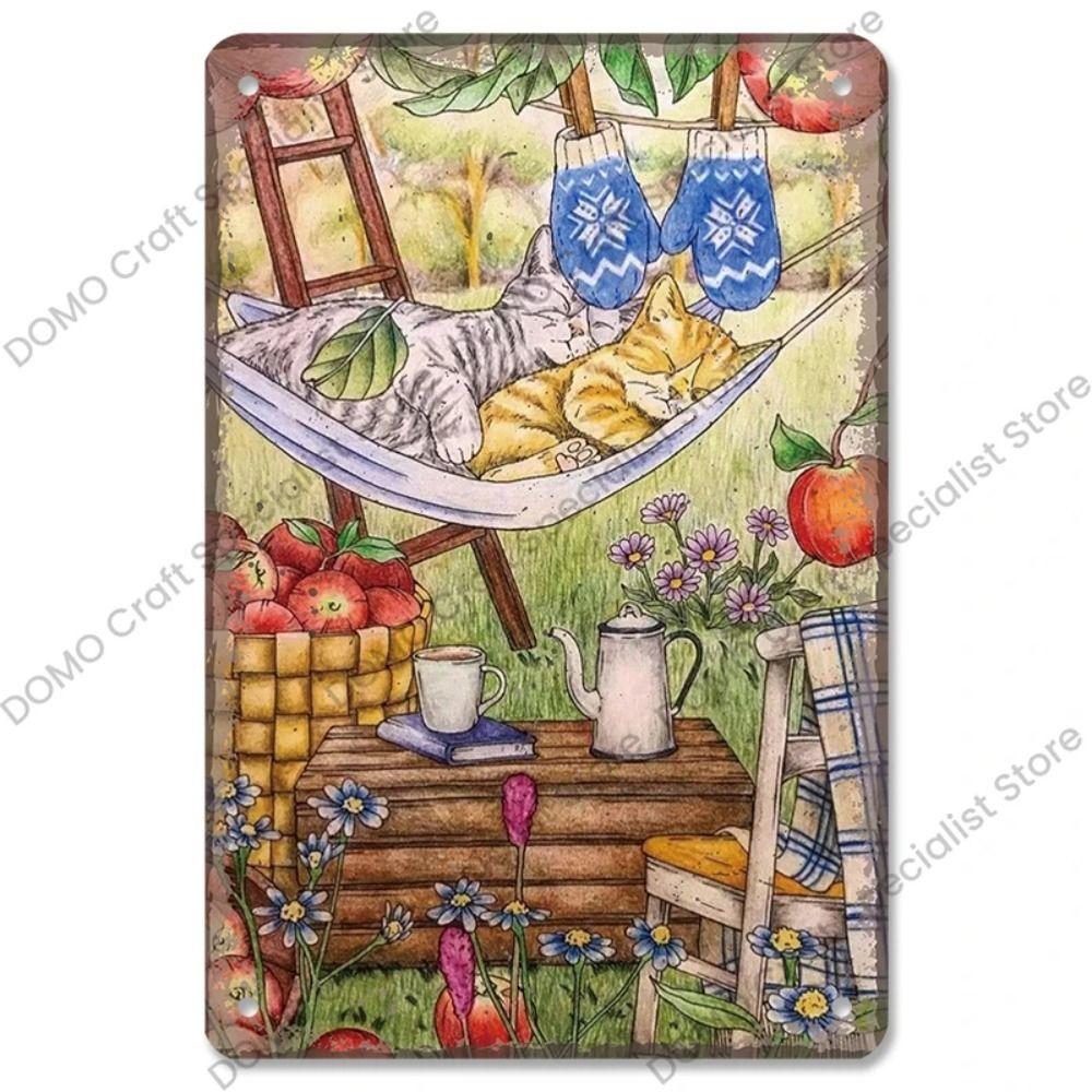 Metal Garden Sign Retro Floral Decor 20x30 cm Outdoor Wall Art
Metal Garden Sign Retro Floral Decor 20x30 cm Outdoor Wall Art
