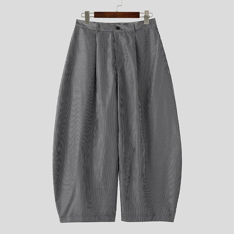 INCERUN Мужские брюки на молнии с полосатым поясом, свободные, повседневные, широкие, длинные XL
INCERUN Мужские брюки на молнии с полосатым поясом, свободные, повседневные, широкие, длинные XL