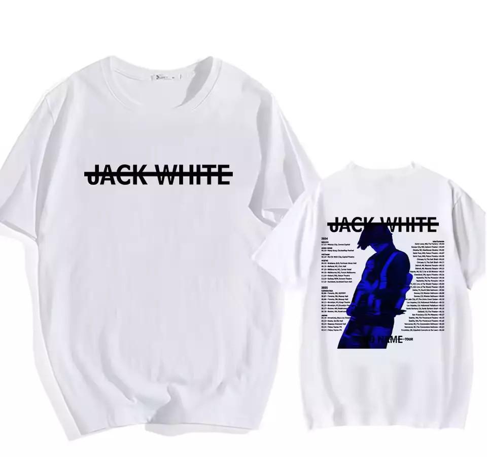 Jack White 2024-2025 No Name Tour Double Sided T SHIRT Size S-4XL L
Jack White 2024-2025 No Name Tour Double Sided T SHIRT Size S-4XL L