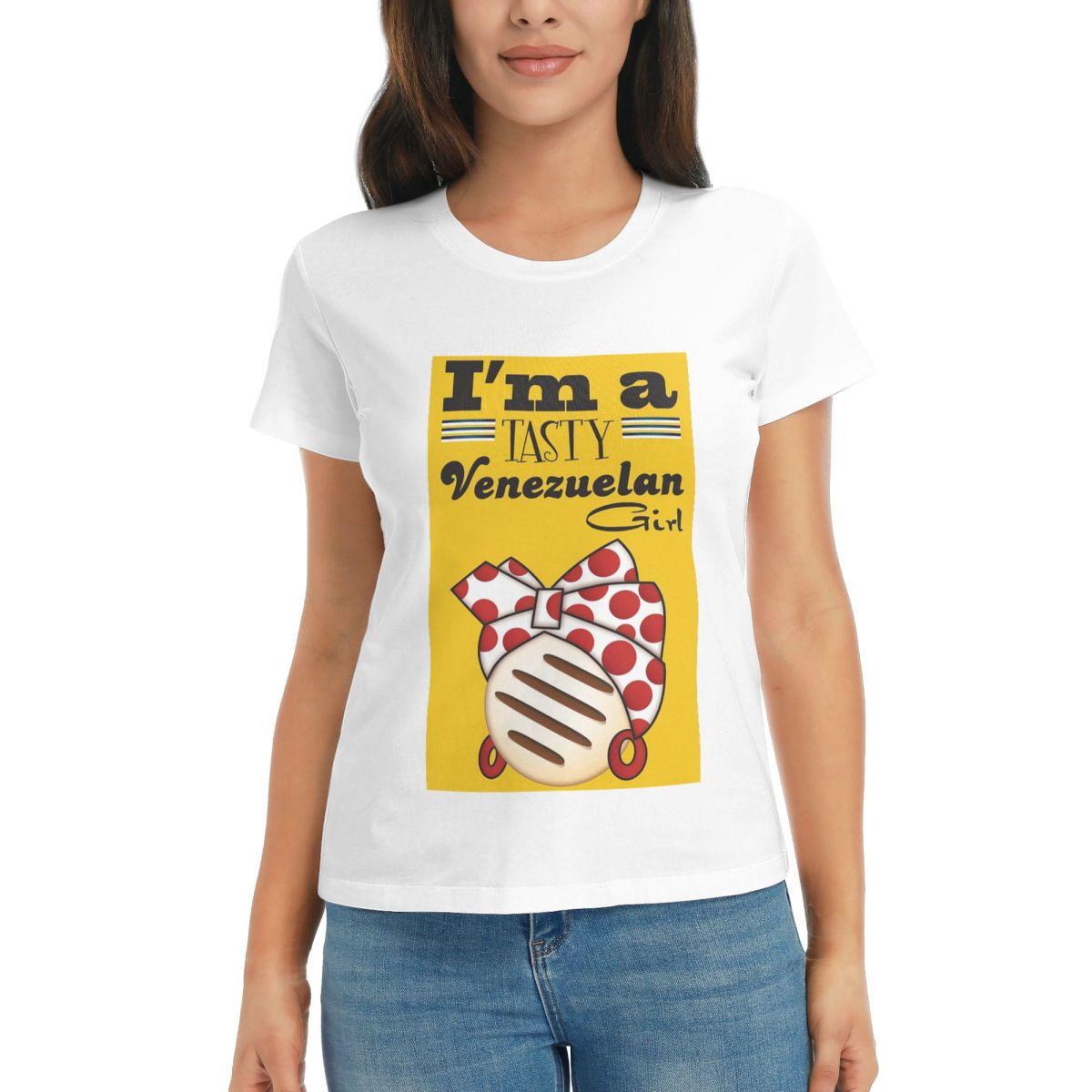 Women TShirt Arepa Venezuela Im A Tasty Venezuelan Girl Summer Short Sleeve Tees ONeck Cotton T Shirts Clothes Tops Streetwear S
Women TShirt Arepa Venezuela Im A Tasty Venezuelan Girl Summer Short Sleeve Tees ONeck Cotton T Shirts Clothes Tops Streetwear S