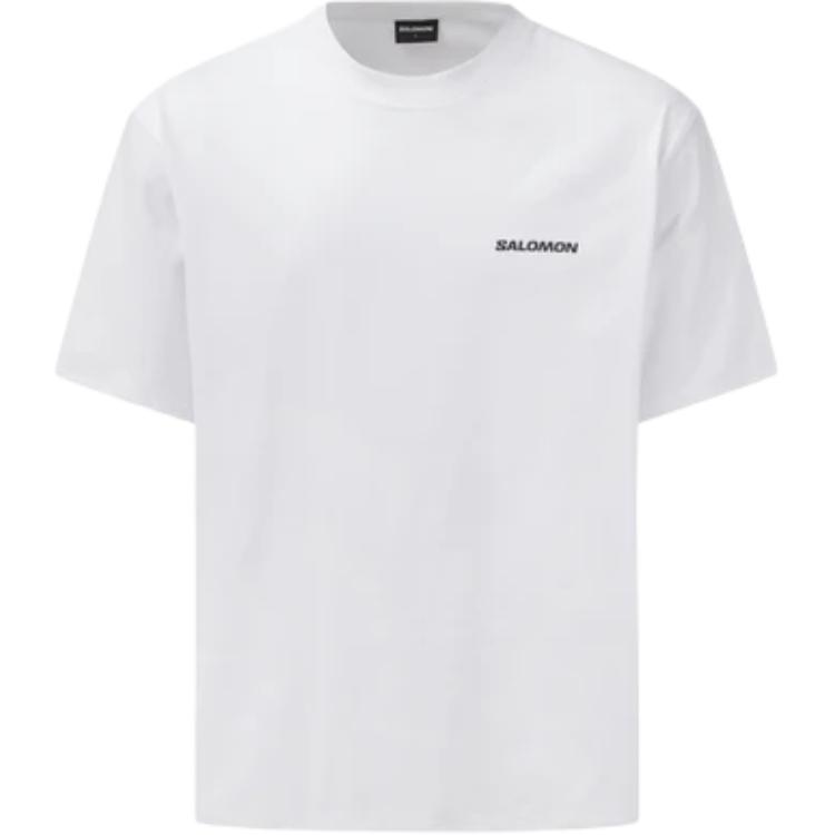 Salomon Logo Straight Cut Loose Fit Round Neck Short Sleeve T-Shirt Men Tops White C28056 XL
Salomon Logo Straight Cut Loose Fit Round Neck Short Sleeve T-Shirt Men Tops White C28056 XL