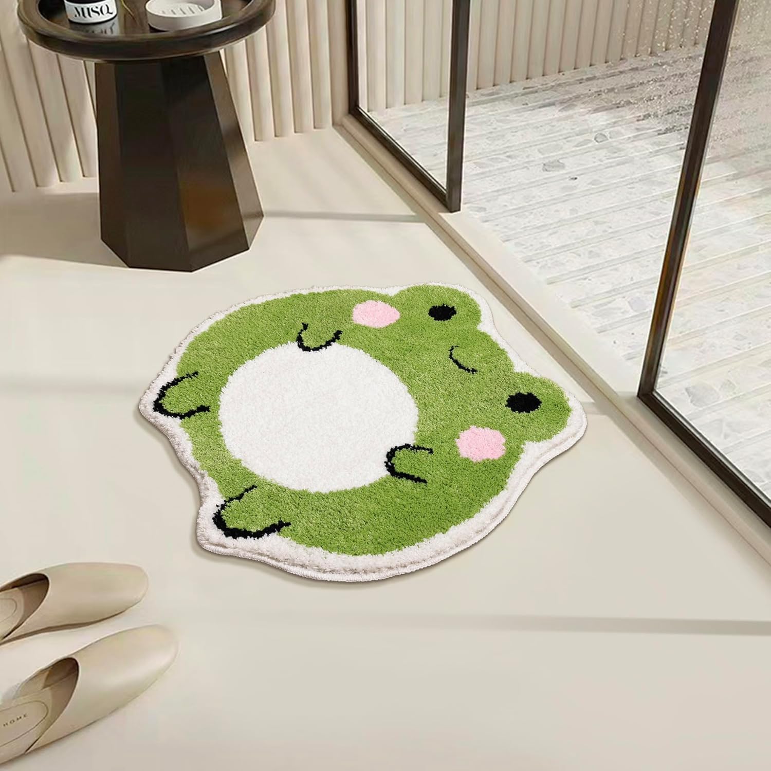 VIKAMA Cute Bath Mat Non Slip Frog Bath Rug for Bathroom,Luxury Absorbent Mats,Machine Washable Shaggy Soft Rugs Bathroom Decor 40X60CM(1.3X2FT
VIKAMA Cute Bath Mat Non Slip Frog Bath Rug for Bathroom,Luxury Absorbent Mats,Machine Washable Shaggy Soft Rugs Bathroom Decor 40X60CM(1.3X2FT