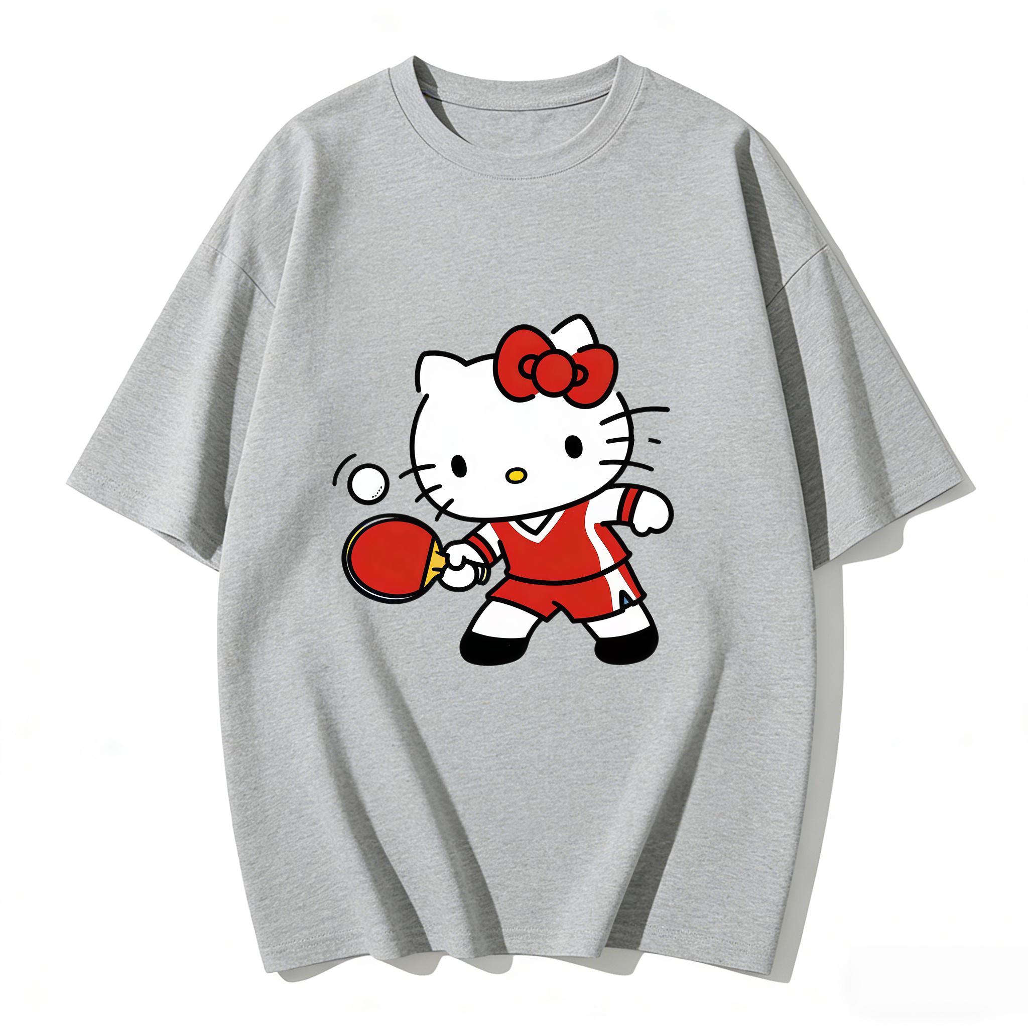 2026 Hello Kitty Cartoon Printed Short Sleeve Summer Cotton Tshirt Womens Family Matching Outfits Tops Tee Highquality Tees S
2026 Hello Kitty Cartoon Printed Short Sleeve Summer Cotton Tshirt Womens Family Matching Outfits Tops Tee Highquality Tees S