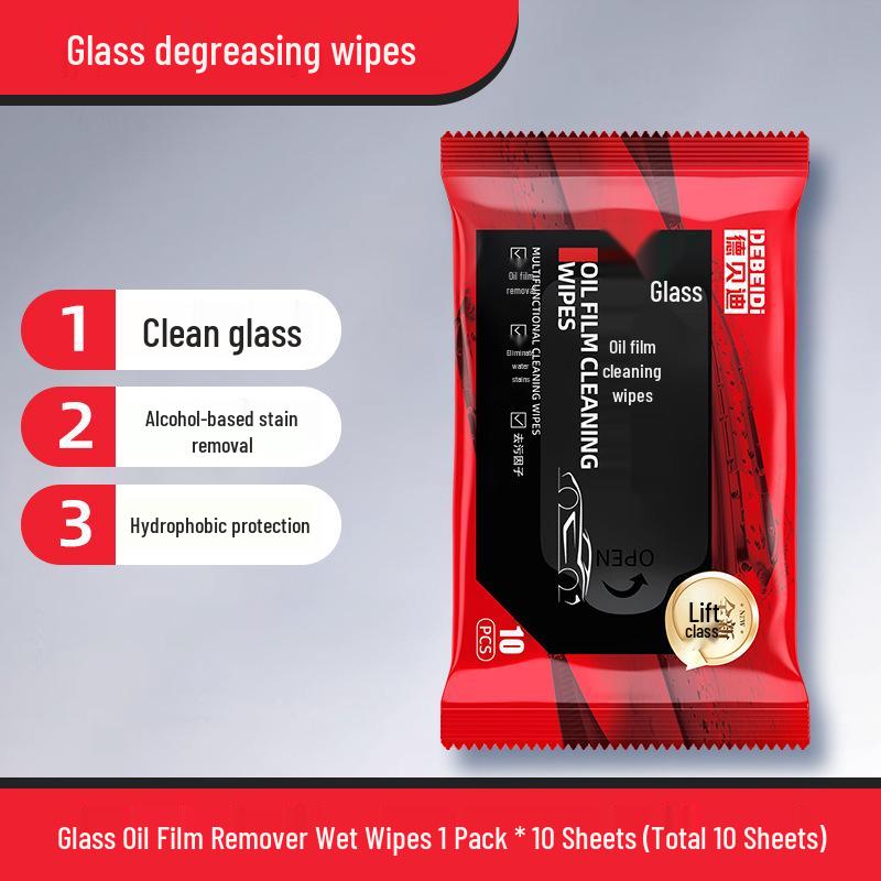Debeidi Streak-Free Rainproof Glass Cleaning Wipes - Oil Film & Stain Remover No specific size
Debeidi Streak-Free Rainproof Glass Cleaning Wipes - Oil Film & Stain Remover No specific size