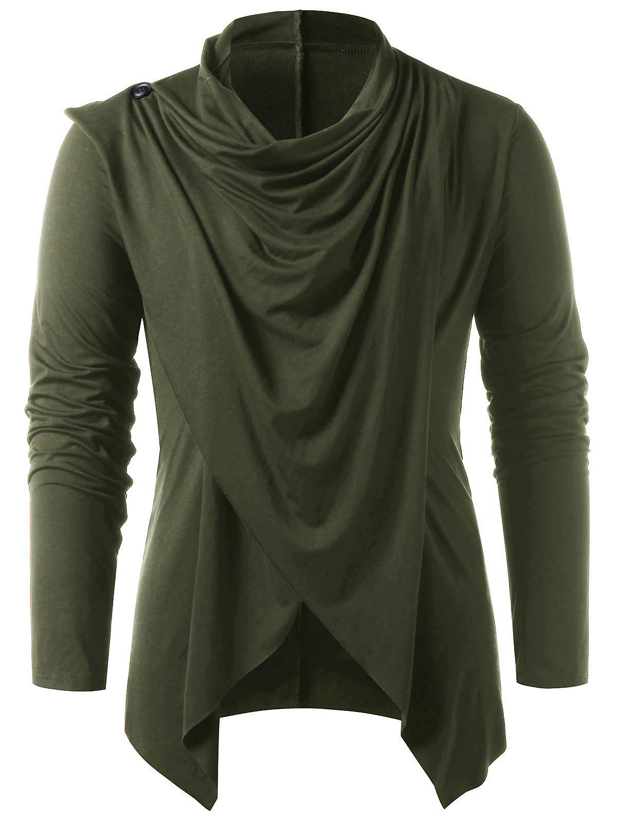 Men’s Hot Selling Fashion Solid Color Cardigan Design Long Sleeve T-shirt S
Men’s Hot Selling Fashion Solid Color Cardigan Design Long Sleeve T-shirt S