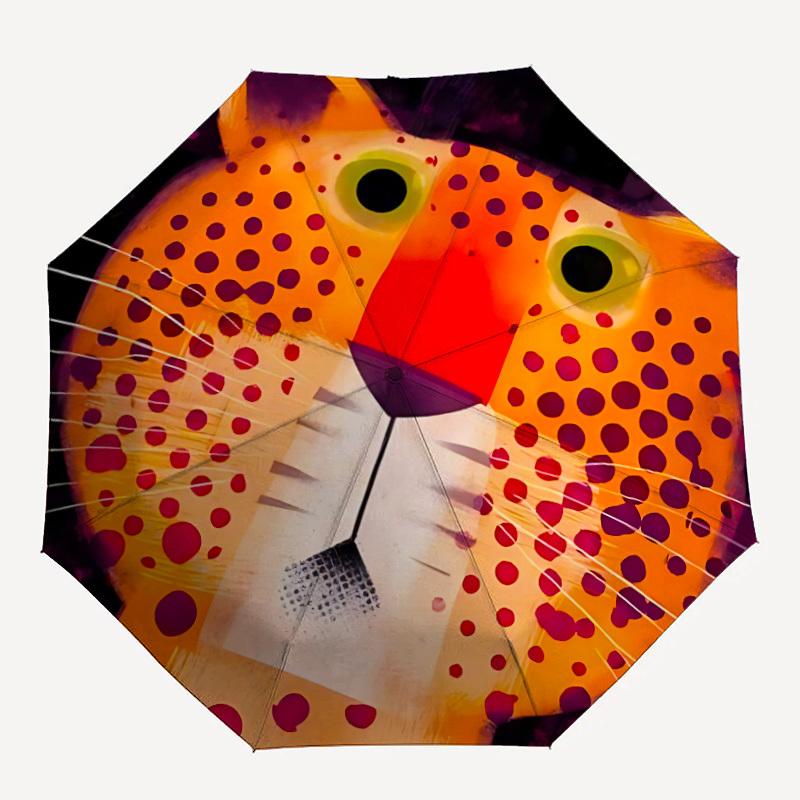 1pc Cheetah Spots Automatic Open/Close Umbrella with Folding feature Compact Travel Umbrella, Lightweight design, for Commuting008
1pc Cheetah Spots Automatic Open/Close Umbrella with Folding feature Compact Travel Umbrella, Lightweight design, for Commuting008