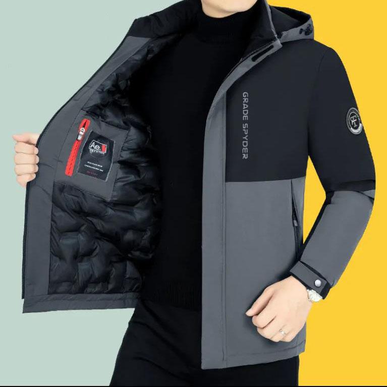 Мужская осенне-зимняя теплая куртка с капюшоном, повседневная ветрозащитная верхняя одежда, шапка, парки, мужская куртка, водонепроницаемые парки, длинная куртка XL серый
Мужская осенне-зимняя теплая куртка с капюшоном, повседневная ветрозащитная верхняя одежда, шапка, парки, мужская куртка, водонепроницаемые парки, длинная куртка XL серый