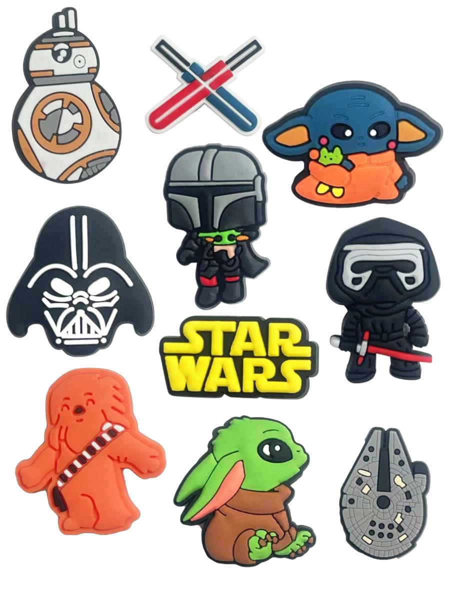Джибитсы Звёздные войны Star Wars 10 шт аксессуары крокс украшение 5 різнокольоровий
Джибитсы Звёздные войны Star Wars 10 шт аксессуары крокс украшение 5 різнокольоровий