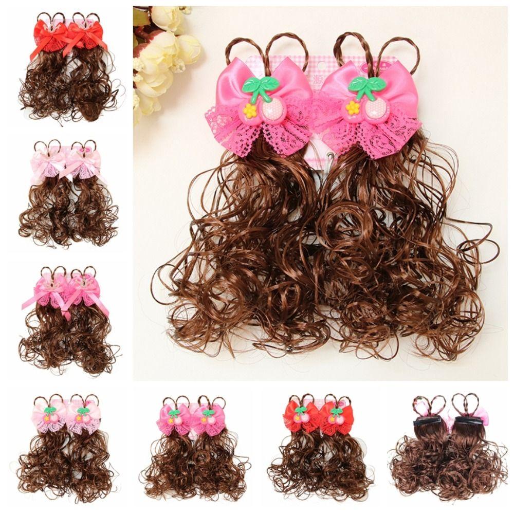 2Pcs Braids Kids Hairpin Wig Headwear Girl Curly Hair Hair Accessories Children Hair Clip Baby
2Pcs Braids Kids Hairpin Wig Headwear Girl Curly Hair Hair Accessories Children Hair Clip Baby
