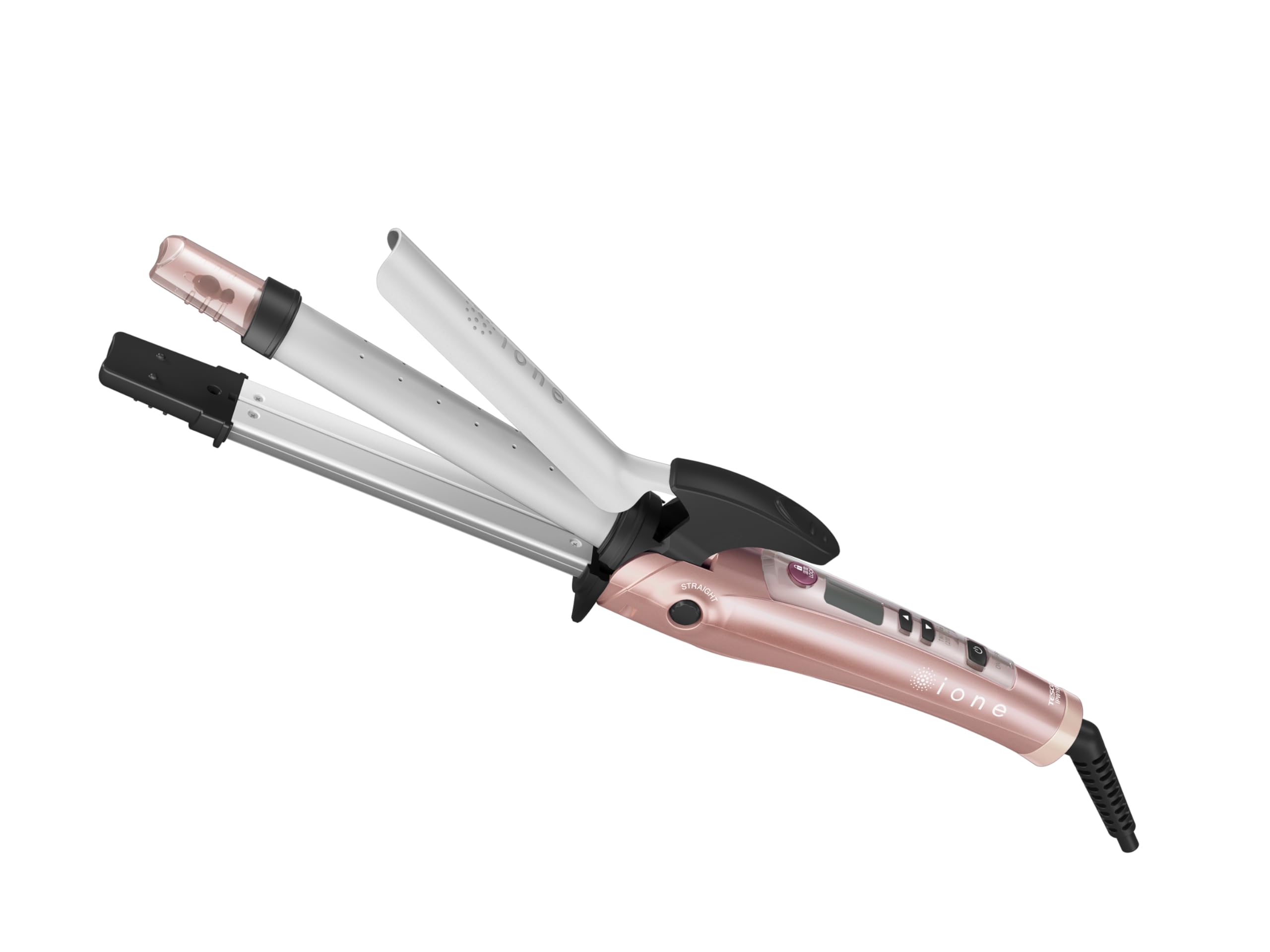TESCOM Hair Iron with Steam 26mm Negative Ion 2WAY ione Rose Gold IPW1826-N розового золота
TESCOM Hair Iron with Steam 26mm Negative Ion 2WAY ione Rose Gold IPW1826-N розового золота