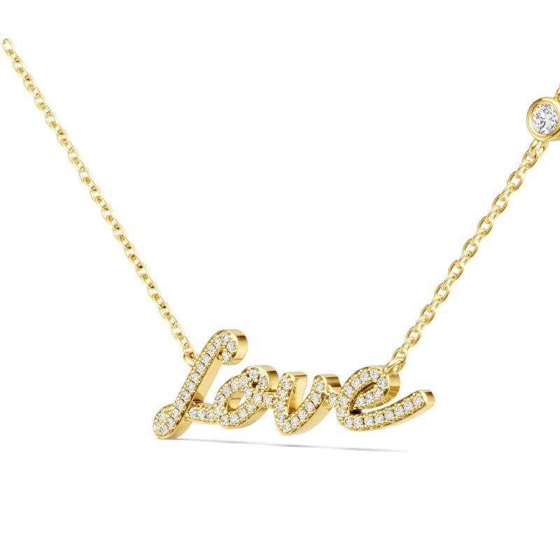 New Letter Necklace Customized OEM/ODM Fashion S Silver K Yellow Moissanite IOVE Pendant Necklace 925 sterling silver
New Letter Necklace Customized OEM/ODM Fashion S Silver K Yellow Moissanite IOVE Pendant Necklace 925 sterling silver