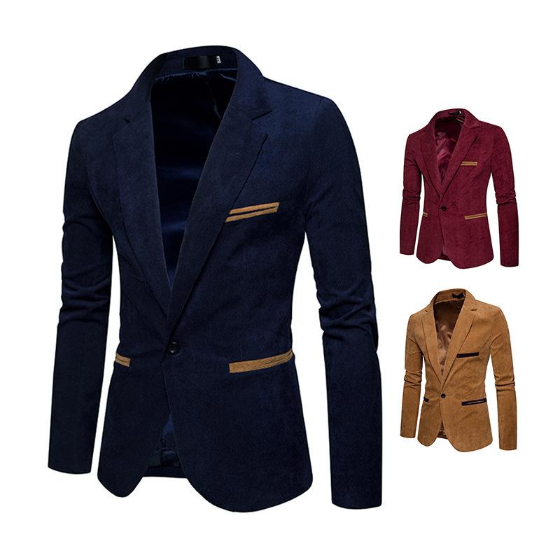 Men s New Fashion Men s Corduroy Color Scheme Casual Small Blazer Jacket XXXL темно-синього кольору
Men s New Fashion Men s Corduroy Color Scheme Casual Small Blazer Jacket XXXL темно-синього кольору