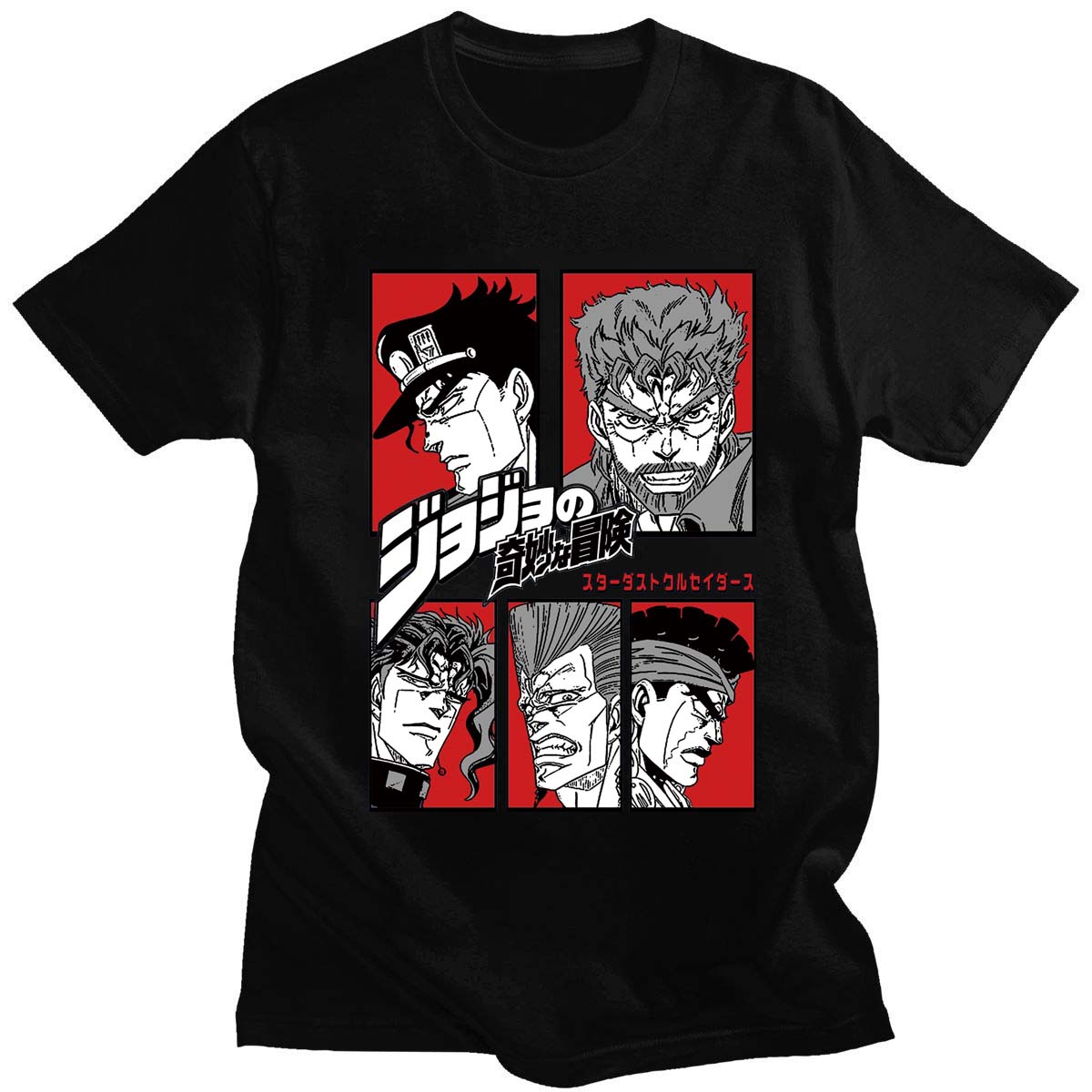 Мужская футболка JoJo Bizarre Adventure с акварельной живописью, уникальный топ с круглым вырезом и короткими рукавами, 100% хлопок, топ больших размеров L чёрный
Мужская футболка JoJo Bizarre Adventure с акварельной живописью, уникальный топ с круглым вырезом и короткими рукавами, 100% хлопок, топ больших размеров L чёрный