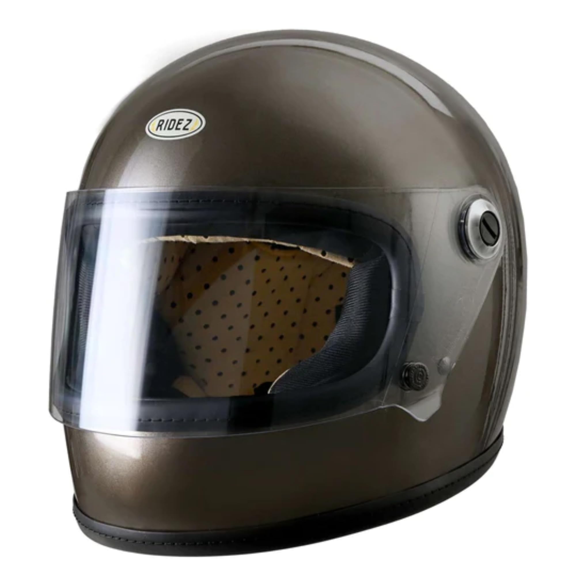 RIDEZ Full Face Helmet NIKITOR Size Helmet Bike Shield Wind Noise Reduction Stuff Reduction Retro Neo Classic Retro-One G.C-M Men s Women s
RIDEZ Full Face Helmet NIKITOR Size Helmet Bike Shield Wind Noise Reduction Stuff Reduction Retro Neo Classic Retro-One G.C-M Men s Women s