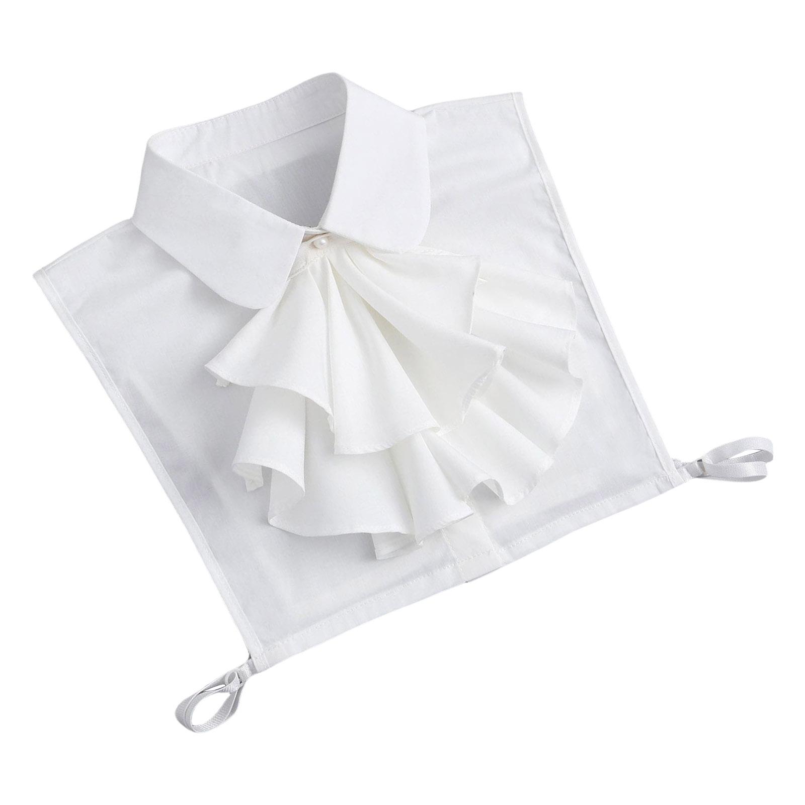 Trendy Shirt Collar Decoration Layering Half Shirt Ruffle Front Detachable Faux Collar for Business Meetings and Parties 1
Trendy Shirt Collar Decoration Layering Half Shirt Ruffle Front Detachable Faux Collar for Business Meetings and Parties 1