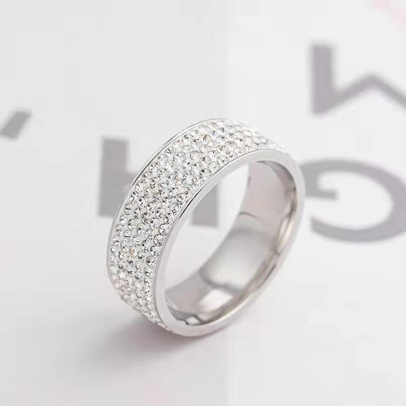 1Pcs Stainless steel crystal finger rings for men and women. Fashionable stainless steel jewelry rings. 6
1Pcs Stainless steel crystal finger rings for men and women. Fashionable stainless steel jewelry rings. 6