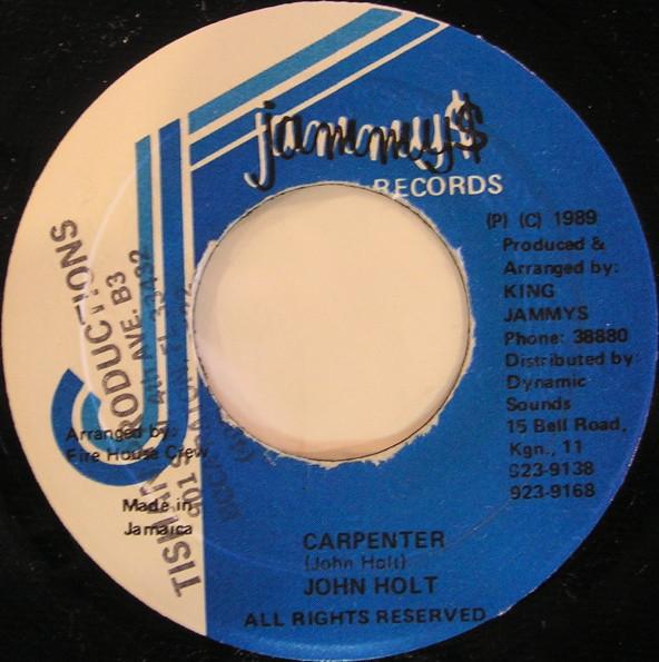 7-дюймовая пластинка JOHN HOLT Carpenter NONE Jammys Records 1989 Ямайка Регги Ска Даб Б/У
7-дюймовая пластинка JOHN HOLT Carpenter NONE Jammys Records 1989 Ямайка Регги Ска Даб Б/У