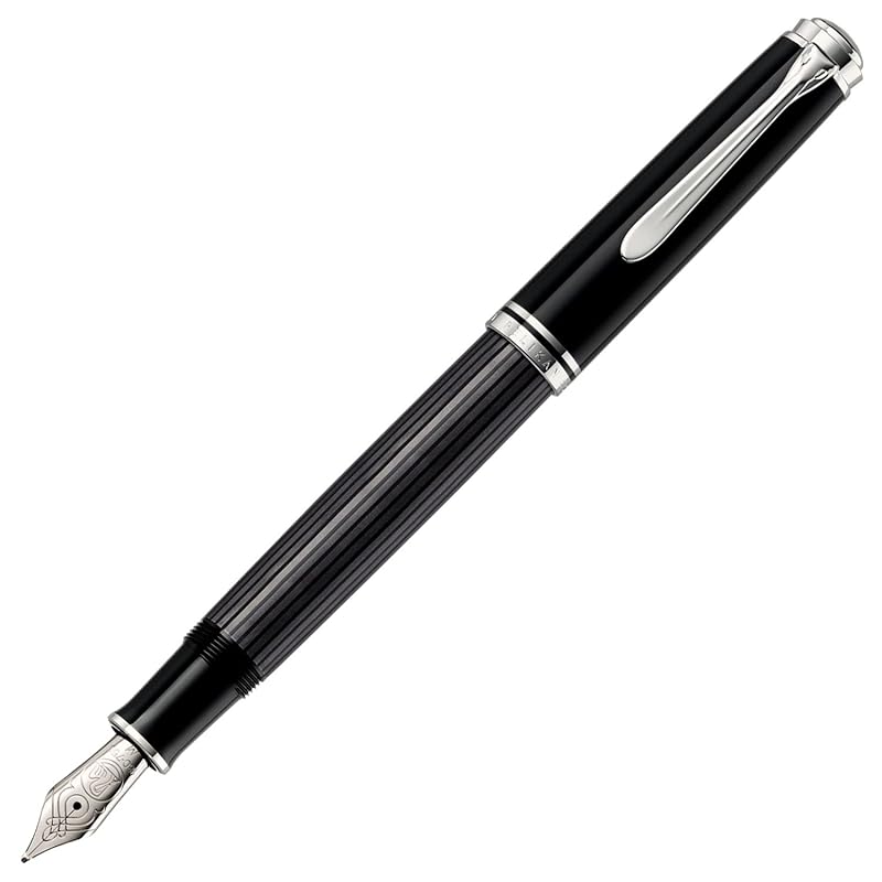 pelican fountain pen M Medium character black stripe Souveraine M805 Officially imported product
pelican fountain pen M Medium character black stripe Souveraine M805 Officially imported product