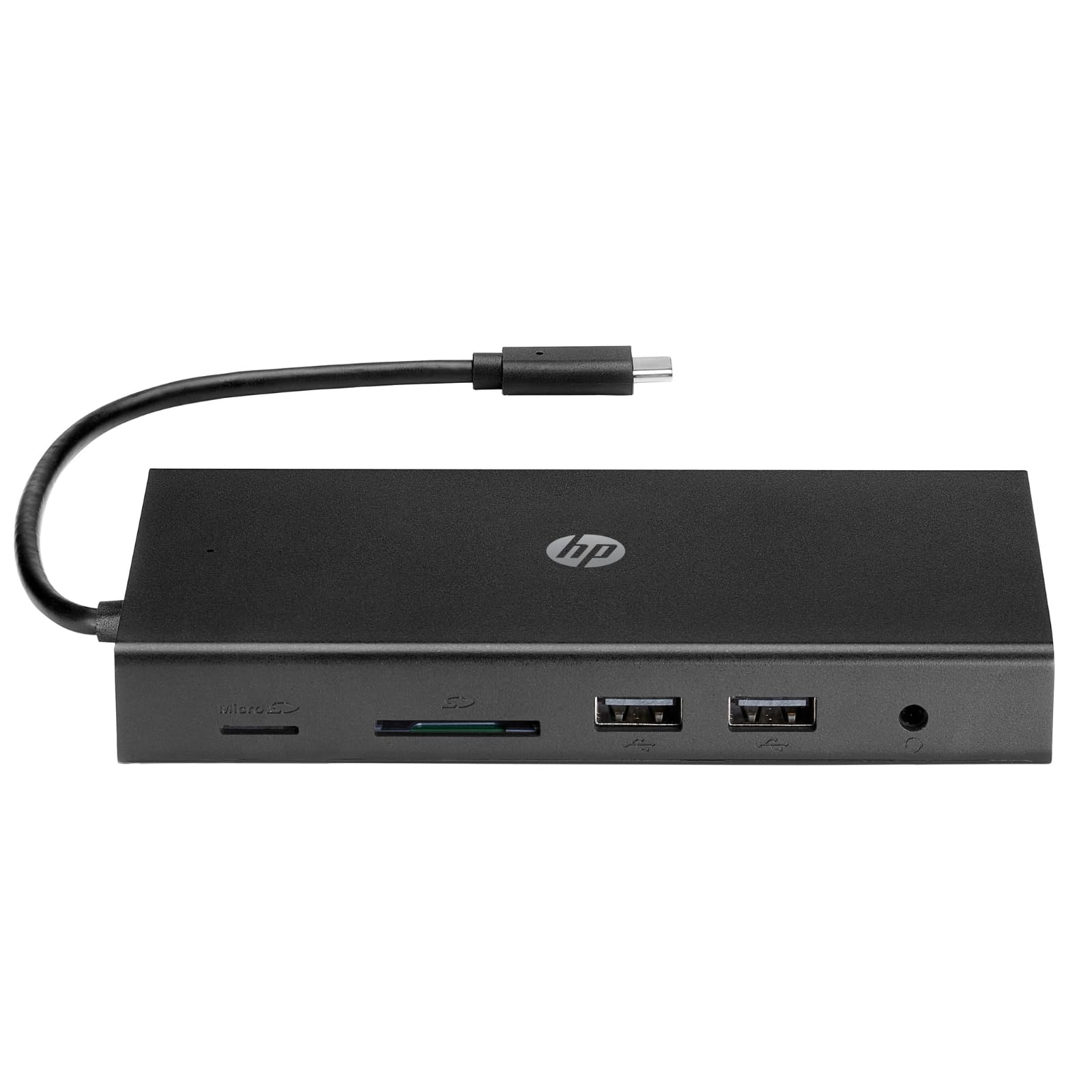 Многопортовый USB-C хаб HP для путешествий [порт VGA x1, порт HDMI 1.4 x1, порт USB-A 3.0 x1, порт проводной локальной сети RJ-45 x1, кардридер MicroSD x1, кардридер SD x1, H
Многопортовый USB-C хаб HP для путешествий [порт VGA x1, порт HDMI 1.4 x1, порт USB-A 3.0 x1, порт проводной локальной сети RJ-45 x1, кардридер MicroSD x1, кардридер SD x1, H