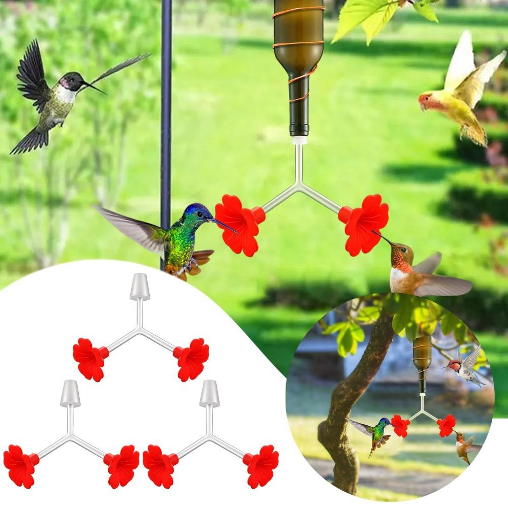 3pcs Leak-Proof Floral Hummingbird Feeder Double Head Bird Feeding Wild Birding Accessory 3pcs
3pcs Leak-Proof Floral Hummingbird Feeder Double Head Bird Feeding Wild Birding Accessory 3pcs