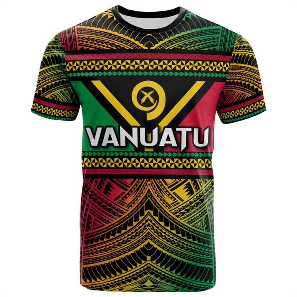 Fashion Vanuatu 3D Printing T Shirt Men Polynesian Graphic T-shirt Round Neck Short Sleeves Summer Casual Street Loose Tees M
Fashion Vanuatu 3D Printing T Shirt Men Polynesian Graphic T-shirt Round Neck Short Sleeves Summer Casual Street Loose Tees M