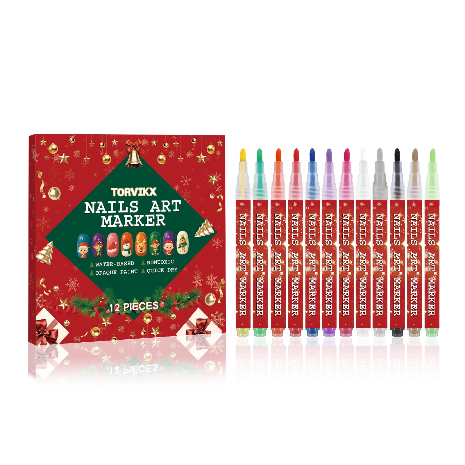 TORVIKX Christmas Nail Art Graffiti Pen - DIY Painting and Color Retention Tool
TORVIKX Christmas Nail Art Graffiti Pen - DIY Painting and Color Retention Tool
