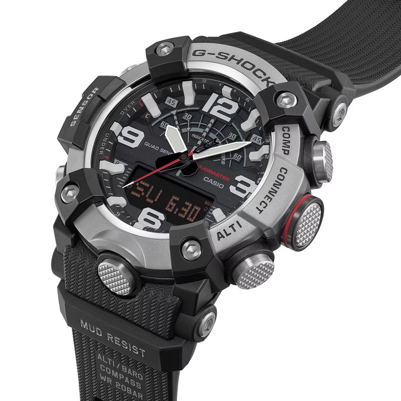 CASIO MASTER OF G-LAND series 200 meters waterproof, mud-resistant, Bluetooth connection, calendar alarm clock, Quartz, resin strap, , me GG-B100XM-1A чорний
CASIO MASTER OF G-LAND series 200 meters waterproof, mud-resistant, Bluetooth connection, calendar alarm clock, Quartz, resin strap, , me GG-B100XM-1A чорний