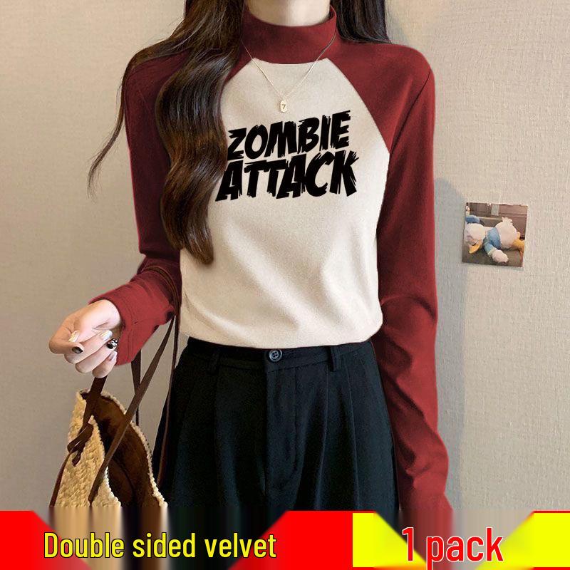 German Velvet Color Block Semi-High Neck Women s Winter Base Layer: Slim Fit, Stretch, Warm Shirt L【Recommended 105-115 lbs】
German Velvet Color Block Semi-High Neck Women s Winter Base Layer: Slim Fit, Stretch, Warm Shirt L【Recommended 105-115 lbs】