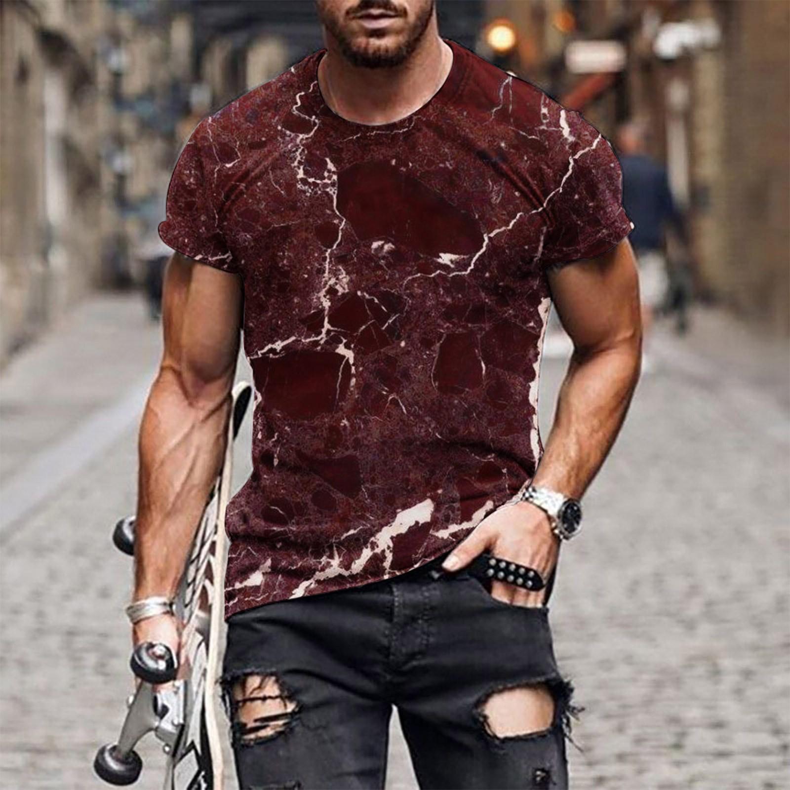 European And American Round Neck Casual Ethnic Retro Printed Short Sleeve T-shirt Top XL винний
European And American Round Neck Casual Ethnic Retro Printed Short Sleeve T-shirt Top XL винний