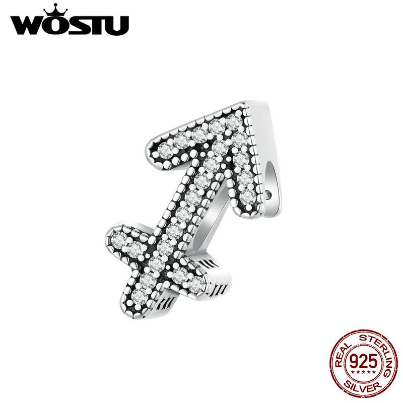 WOSTU 925 Sterling Silver Vintage 12 Zodiac Constellation Beads Orignal Zircon Aries Libra Charms Fit DIY браслет намисто подарунок Sagittarius
WOSTU 925 Sterling Silver Vintage 12 Zodiac Constellation Beads Orignal Zircon Aries Libra Charms Fit DIY браслет намисто подарунок Sagittarius