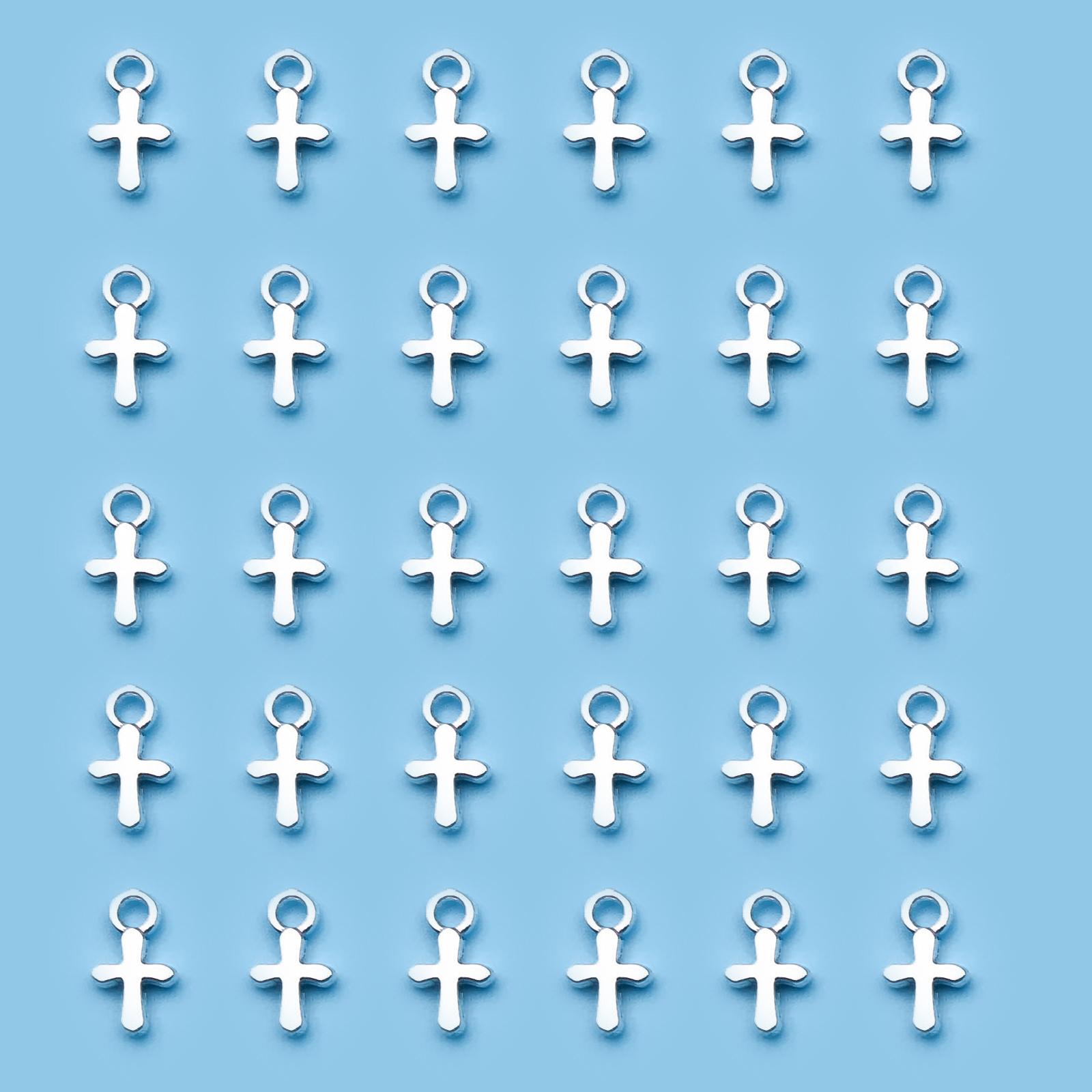 30/50Pcs Antique Silvery Cross Charms For Jewelry Making DIY Handmade Necklace Bracelet Earrings Keychain Accessories
30/50Pcs Antique Silvery Cross Charms For Jewelry Making DIY Handmade Necklace Bracelet Earrings Keychain Accessories