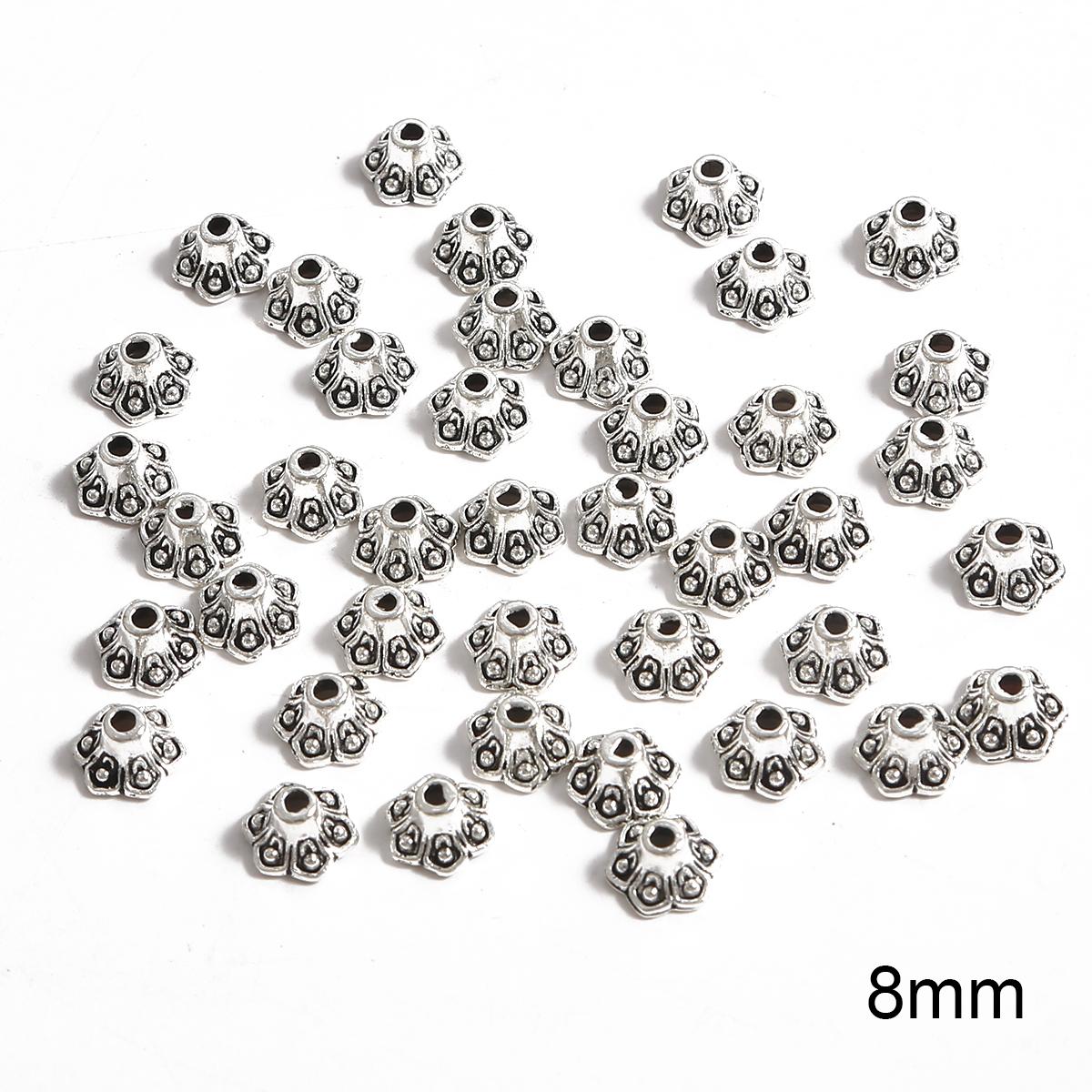 50 шт металлические полые цветочные бусины, колпачки, коннекторы для изготовления ювелирных изделий своими руками 04 серебряный
50 шт металлические полые цветочные бусины, колпачки, коннекторы для изготовления ювелирных изделий своими руками 04 серебряный