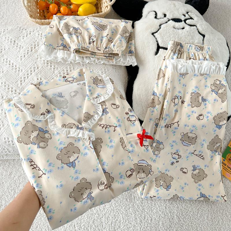 Летняя тонкая пижама с коротким рукавом в женском стиле, мультяшный Микко, домашняя одежда, имитация хлопка, комплект из трех предметов 2XL
Летняя тонкая пижама с коротким рукавом в женском стиле, мультяшный Микко, домашняя одежда, имитация хлопка, комплект из трех предметов 2XL