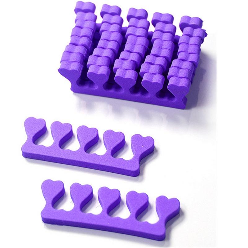 New 50pcs Pink Purple Sponge Finger Toe Separators Nail Polish Feet Care Toe Separators Manicure Pedicure Nail Art Tool
New 50pcs Pink Purple Sponge Finger Toe Separators Nail Polish Feet Care Toe Separators Manicure Pedicure Nail Art Tool